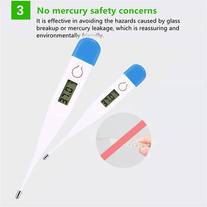 Precision Household Thermometer Digital Baby/Adult thermometer LCD Temperature Measurement Baby Heating Oral Thermometer Tools Care Baby Child Infant Kids & Maternity Products