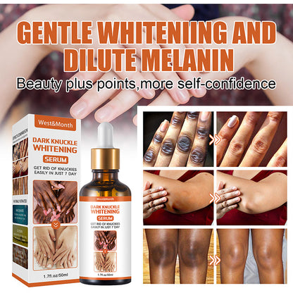 Dark Knuckle Whitening Serum Skin Brightening Oil Dark Spots Removal Body Bleaching Serum Skin Care Kit