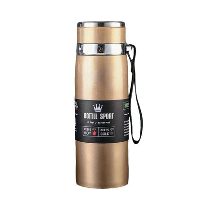 800ML Thermal Water Bottle Thermos Vacuum Flask Double Stainless Steel Coffee Tea Insulated Cup Leakage-proof for Office Gift