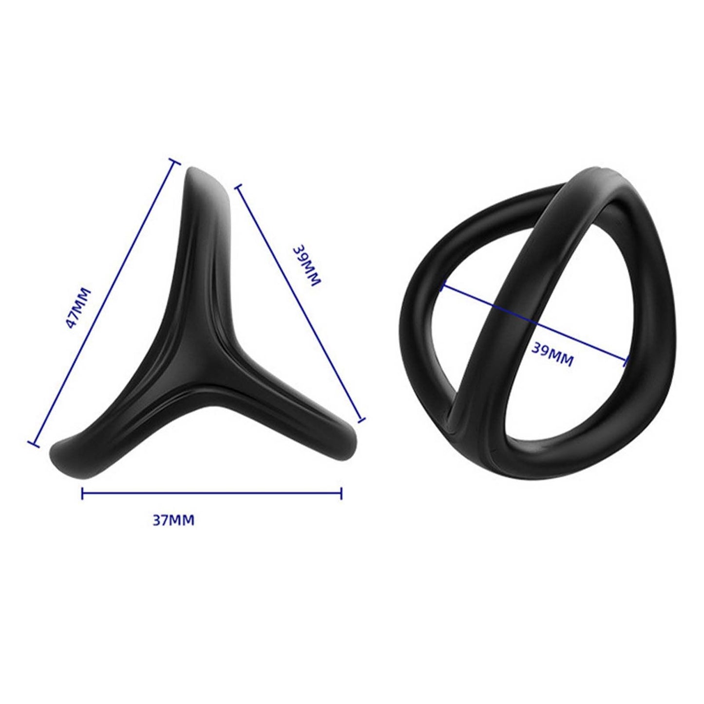 7pcs Pack Elastic Cock Ring Testicle Restraint Sexual Pleasure Erection Enhanced Silicone Penis Rings Prolonged Intercourse Long Lasting Stronger Ultra Soft Stretch Adult Sex Toy for Men Couples