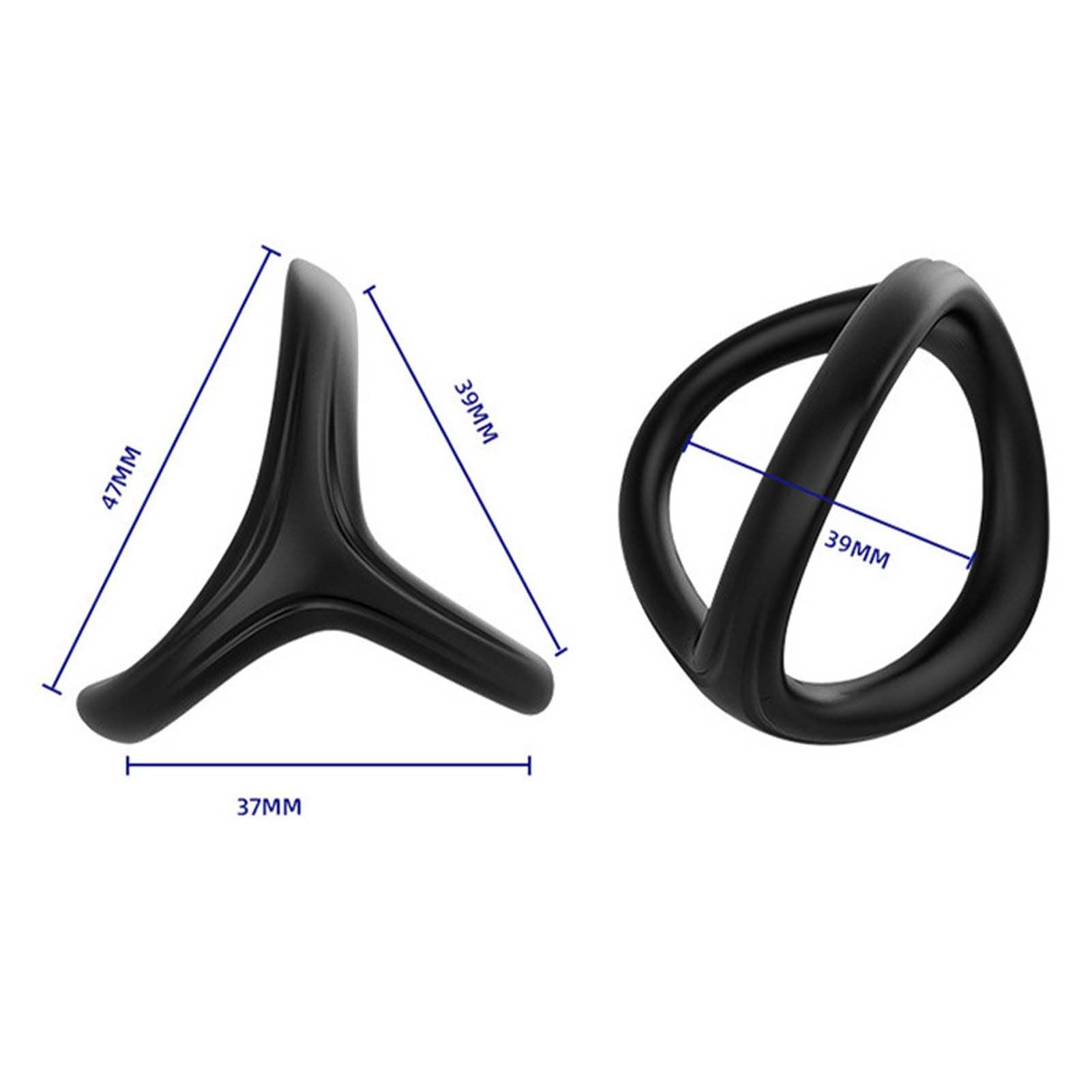 7pcs Pack Elastic Cock Ring Testicle Restraint Sexual Pleasure Erection Enhanced Silicone Penis Rings Prolonged Intercourse Long Lasting Stronger Ultra Soft Stretch Adult Sex Toy for Men Couples