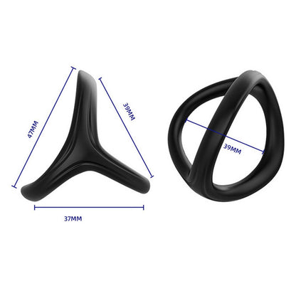 7pcs Pack Elastic Cock Ring Testicle Restraint Sexual Pleasure Erection Enhanced Silicone Penis Rings Prolonged Intercourse Long Lasting Stronger Ultra Soft Stretch Adult Sex Toy for Men Couples