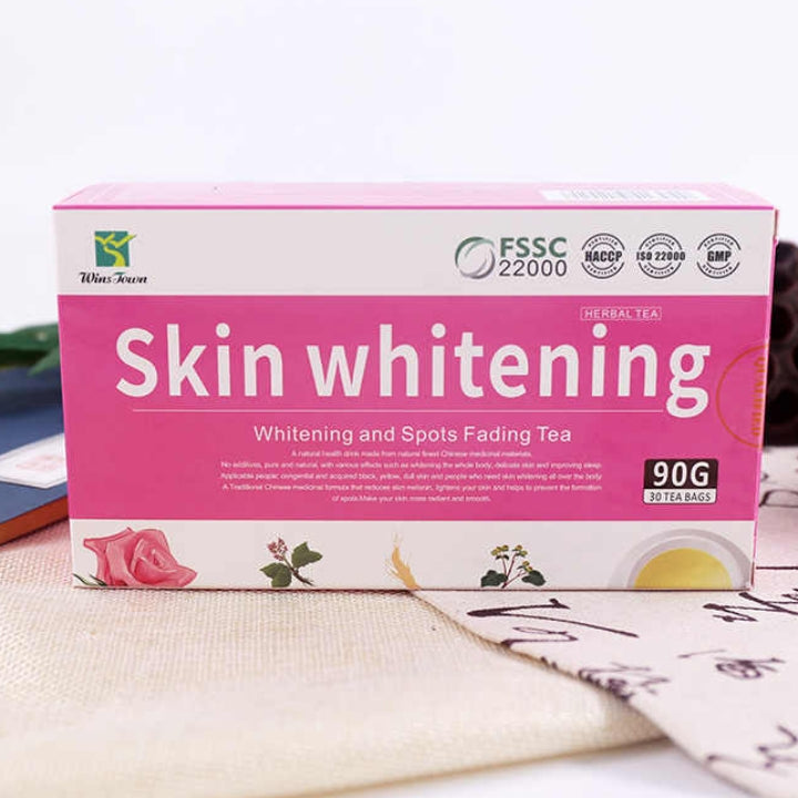 Wins Town Skin Whitening and Spots Fading Tea , Improve Endocrine, Acne Removal Dark spots Beautifying Herbal 30 tea bags