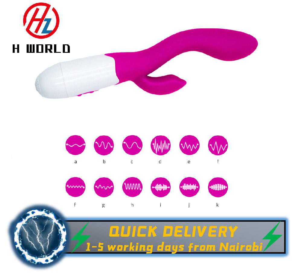 HW GREEN BABY FULL EXCITEMENT 12 Vibrating Frequency Modes Waterproof sex toys Wand Massager women Sex toy