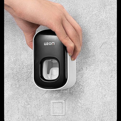 Wall Mount Automatic Toothpaste Dispenser Bathroom Accessories Set Toothpaste Squeezer Dispenser Bathroom Toothbrush Holder Tool Toothpaste Storage