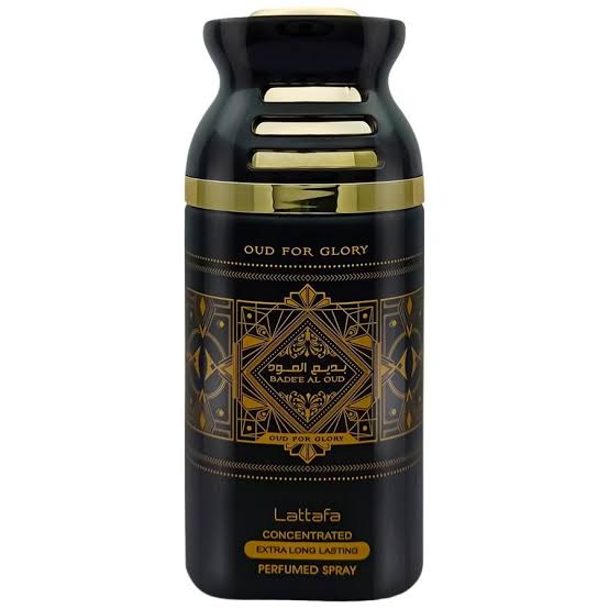 Oud for Glory (Badee Al Oud) - Deodorant Concentrated Perfumed Spray (250 ml/9 fl.oz) by Lattafa