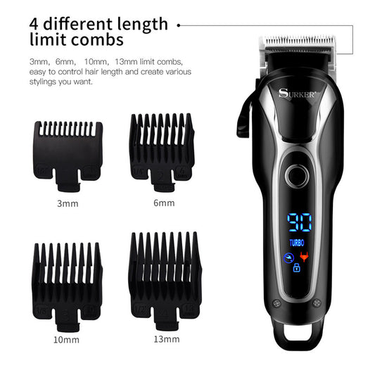 New Arrival Professional Rechargeable Electric Hair Clipper Hair Trimmer Hair Cutting Machine for Child Adults