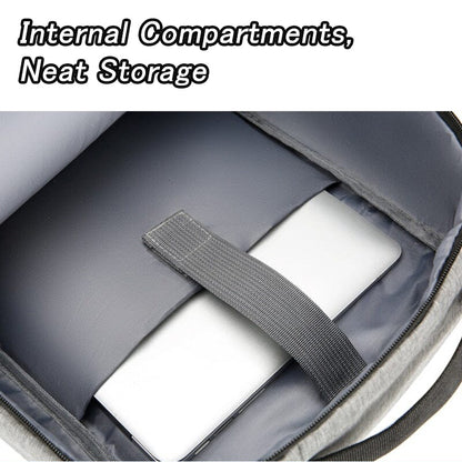 15.6" Laptop Bag Men Backpack With USB Charging Jack Large Capacity Backpack