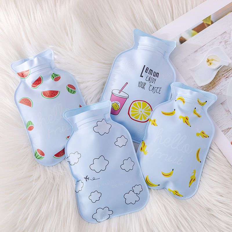 2pcs Mini Hot Water Bottle Cute Hot Water Bag Soft Portable Hot Water Bottle Menstrual Cramps Household Personal Care Women Lady Girls Period Pain Relief Warm Hand Warm Foot
