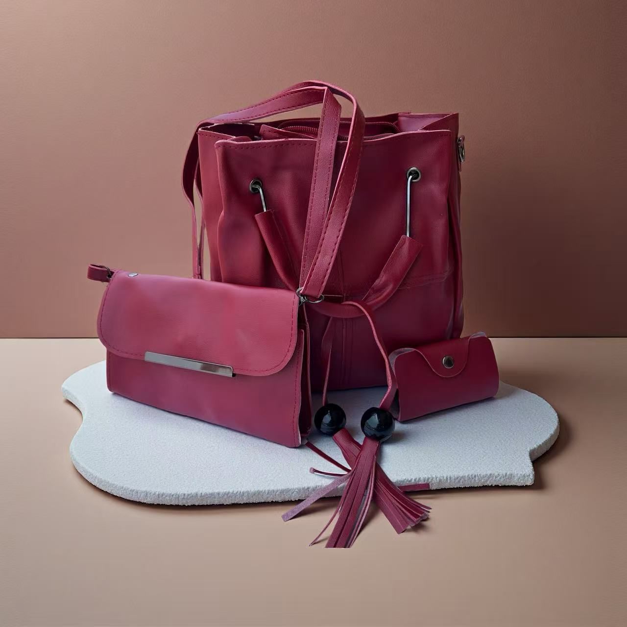 Star Glow 3 PIECES Ladies Shoulder Casual Bag girl Handbags for Ladies Tote Bags Crossbody Bags for Women Fashion Female Handle Shoulder Shoulder Bag Fast delivery within 1-5 days