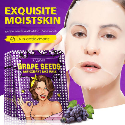 9 PCS Facial Mask Moisturizing Repair Brightening Tender Anti Oxidant Face Care Skin Care