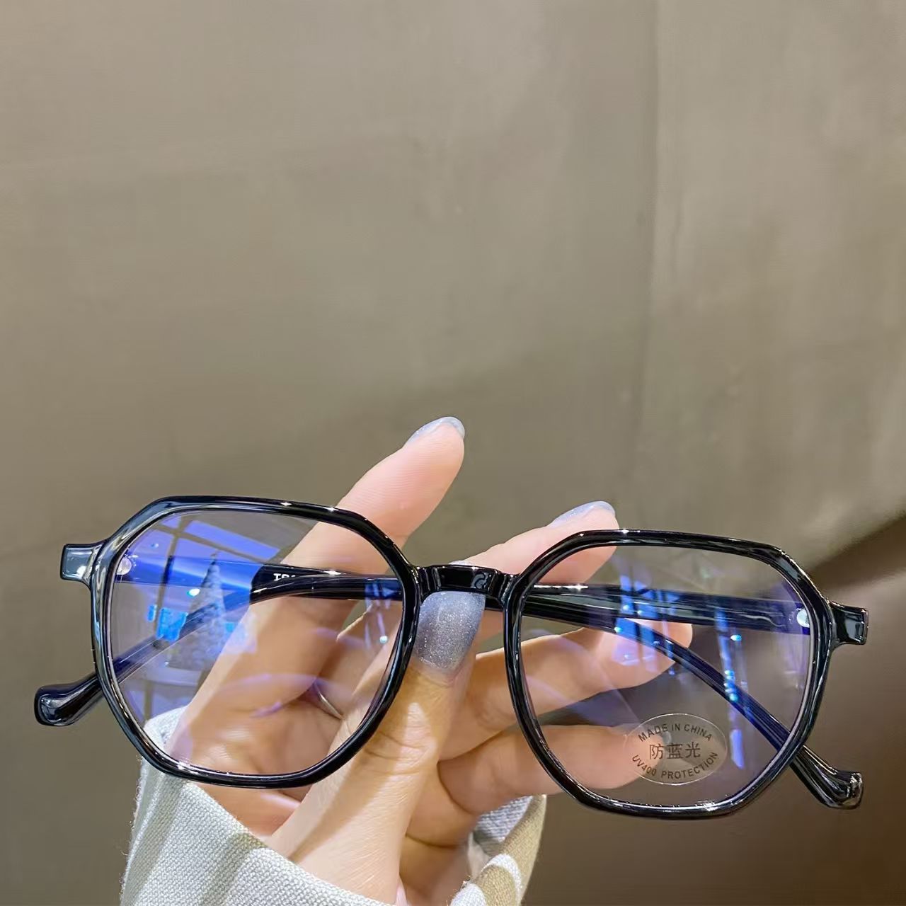 ZHJH Anti Blue Light Glasses Retro Computer Glasses Gaming Anti Blue Light Glasses Fashion Glasses