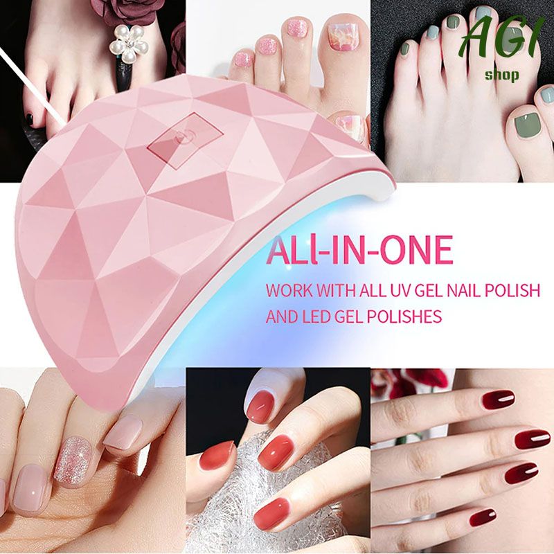 88W LED Nail Drying Lamp Manicure UV Nail Dryer Curing Gel Nail Polish 18 Lights USB Charge Professional Manicure Pedicure Nail Lamp Tools Equipment Sun Light Nail Art Tools