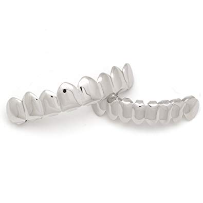 rapper teeth grillz dental mouth tooth grillz set hip hop tooth cap/caps grillz tooth hiphop rapper jewelry for men women fashion accessories costume/halloween party cosplay grillzs hip hop teeth