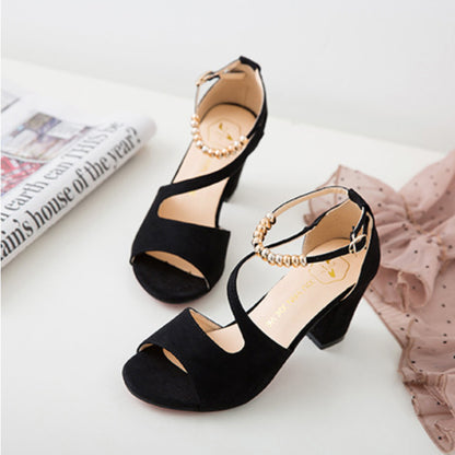 Women Shoes Sandals Ladies Shoes Heels Heels Block Heel Thick Heel Chunky Heel Bling Shoes