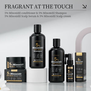 4PCS set KORMESIC 5% Minoxidil shampoo Conditioner Shampoo Repair Hair Damage Promote Hair Growth