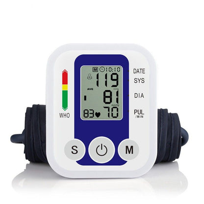 Blood Pressure Monitor LCD Digital Upper Arm Automatic Tonometer