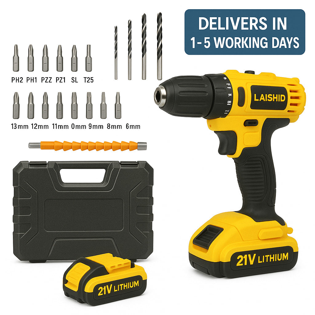 Two 21V lithium batteris,With toolbox, New Arrived 21V Electric Drill 23 Piece Set,drilling machine,drilling machine set ,drillling tool drill machine drill bit set drill drilling bit drill kit