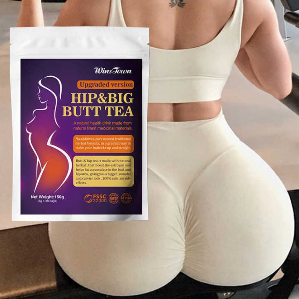 Wins Town Hip and Butt Tea | Herbal Tea for Enlargement Enhancement Wider Hips, Bigger Buttocks