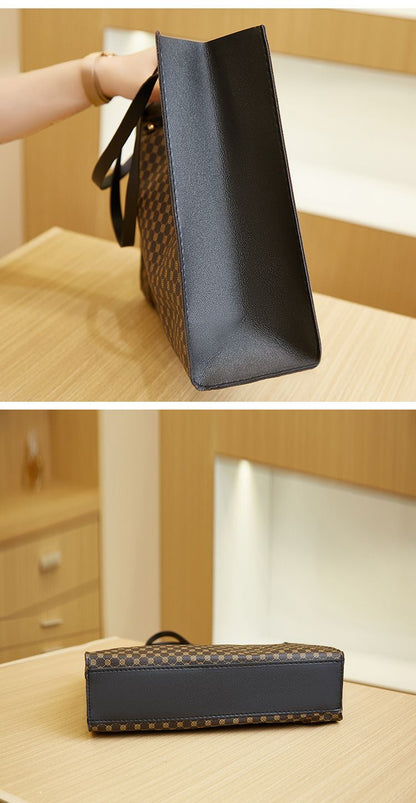 Vintage fashion large capacity women's bag Mommy bag crocodile print handbag shoulder bag