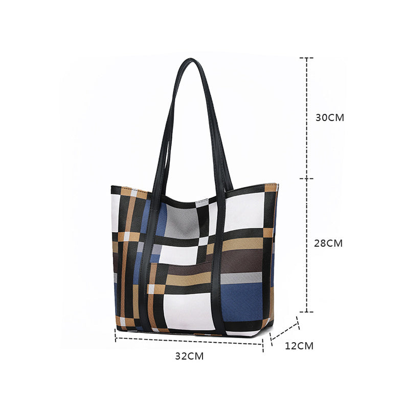 NEW ARRIVAL Grid splicing Tote Bags Women's Bags handbags