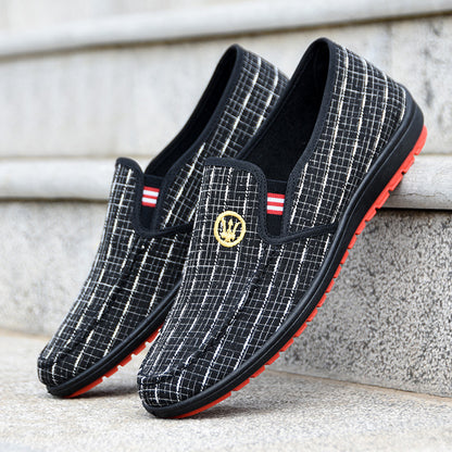 New Canvas Shoes Men's Shoes Cloth Shoes Soft Sole Men's Casual Slacker Shoes Sports Running Shoes Athletic