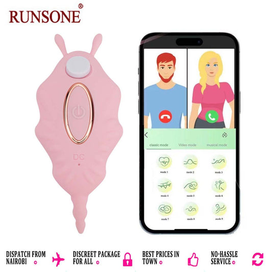 APP Remote Control Vibrator Wearable Wireless Clitoris Stimulator Smart Long Distance Vibrating Panties with Magnetic Clip Mini Bullet Clit Nipples Teaser Silicone Adult Sex Toy for Women Couples