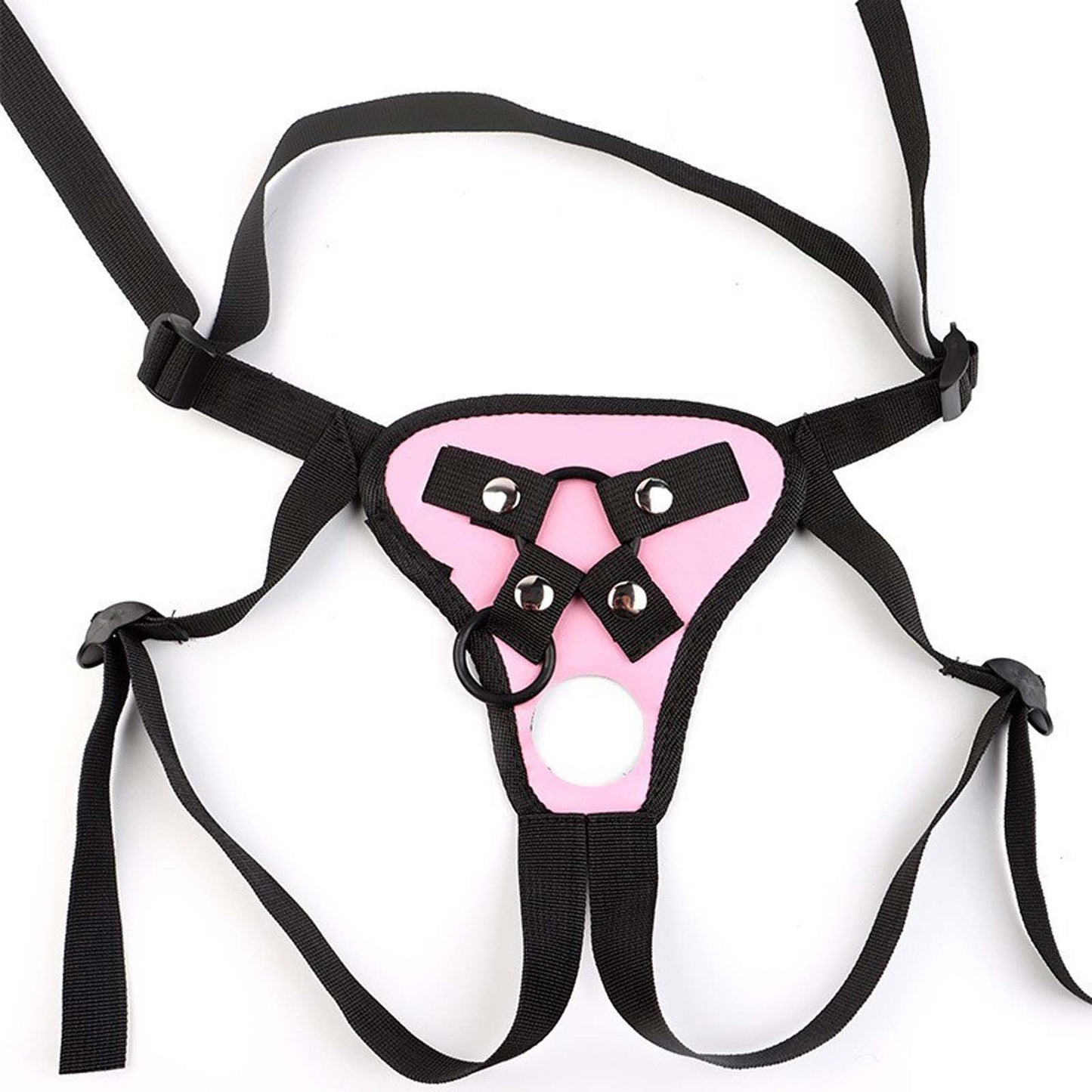 Women Strap-on Harness Adjustable Universal Chastity Belt BDSM Bondage Strap for Suction Cup Dildo Butt Plug Erotic Fetish Adult Sex Toy For Women Lesbian Men Couples