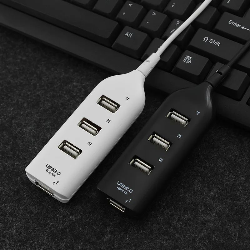 PAFEL USB Hub USB Splitter 4-Port USB 2.0 Multi-Hub Expansion Desktop Laptop Full System Compatible Adapter USB Hubs