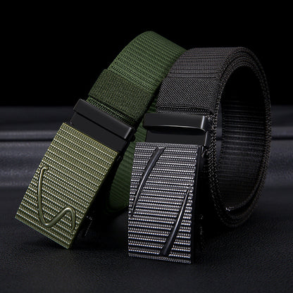 Tactical Belt male Army Style Combat Belts Military Nylon men Belt Lumbar Battle Belts student military training cargo female Belt waist Soldier Belt women belt lady Automatic buckle Outdoor Training