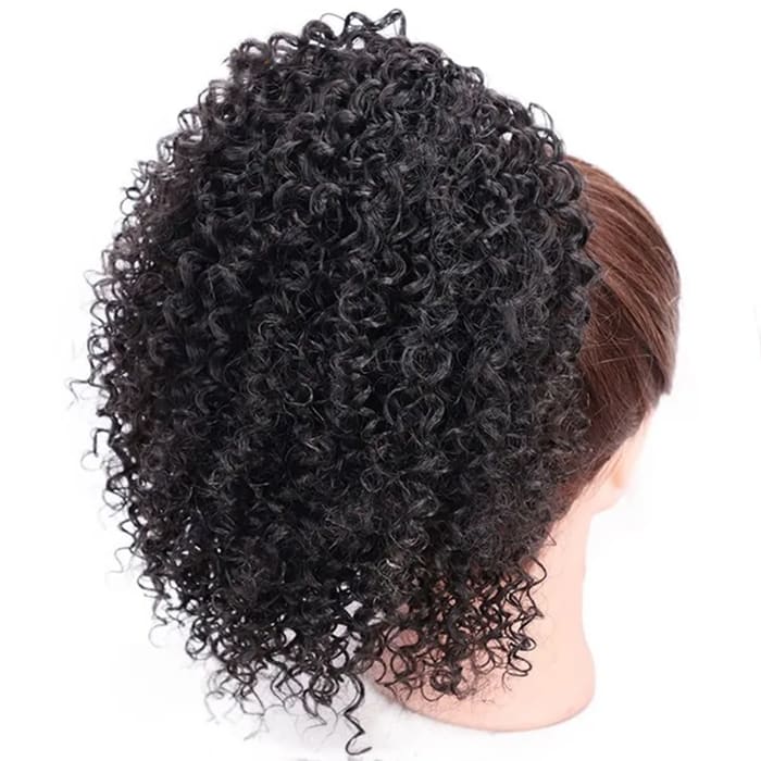 Wig ponytail women's curly ponytail wig drawstring wig elastic mesh short ponytail wig fashion wig women's short curly ponytail extended edition