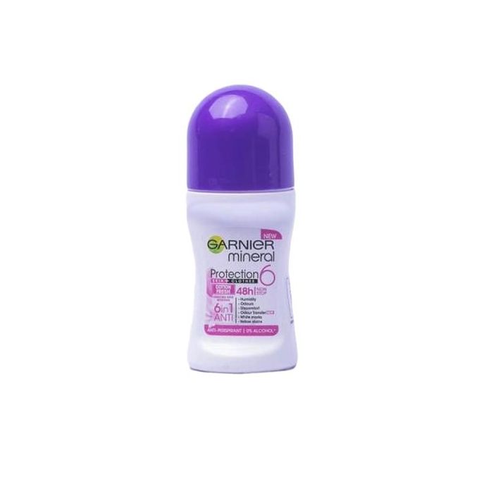 Garnier Protection 6 In 1 Cotton Fresh Womens Roll-on - 50ml