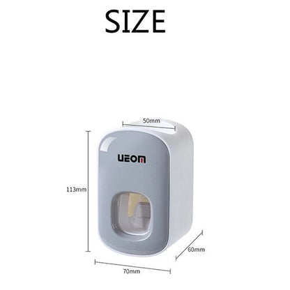 Wall Mount Automatic Toothpaste Dispenser Bathroom Accessories Set Toothpaste Squeezer Dispenser Bathroom Toothbrush Holder Tool Toothpaste Storage