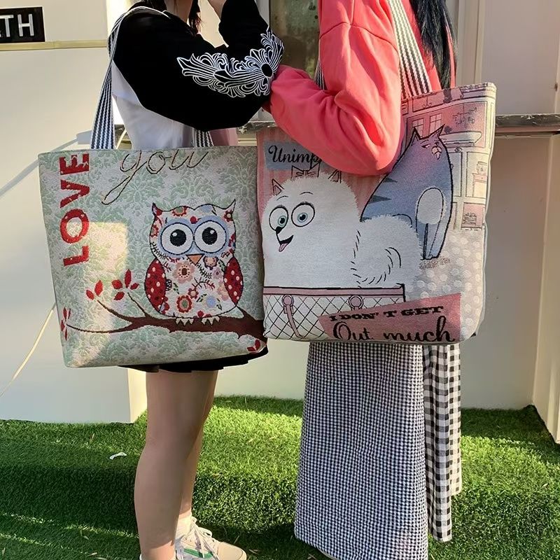 Large capacity shoulder bag canvas bag Crossbody bag for women handbags