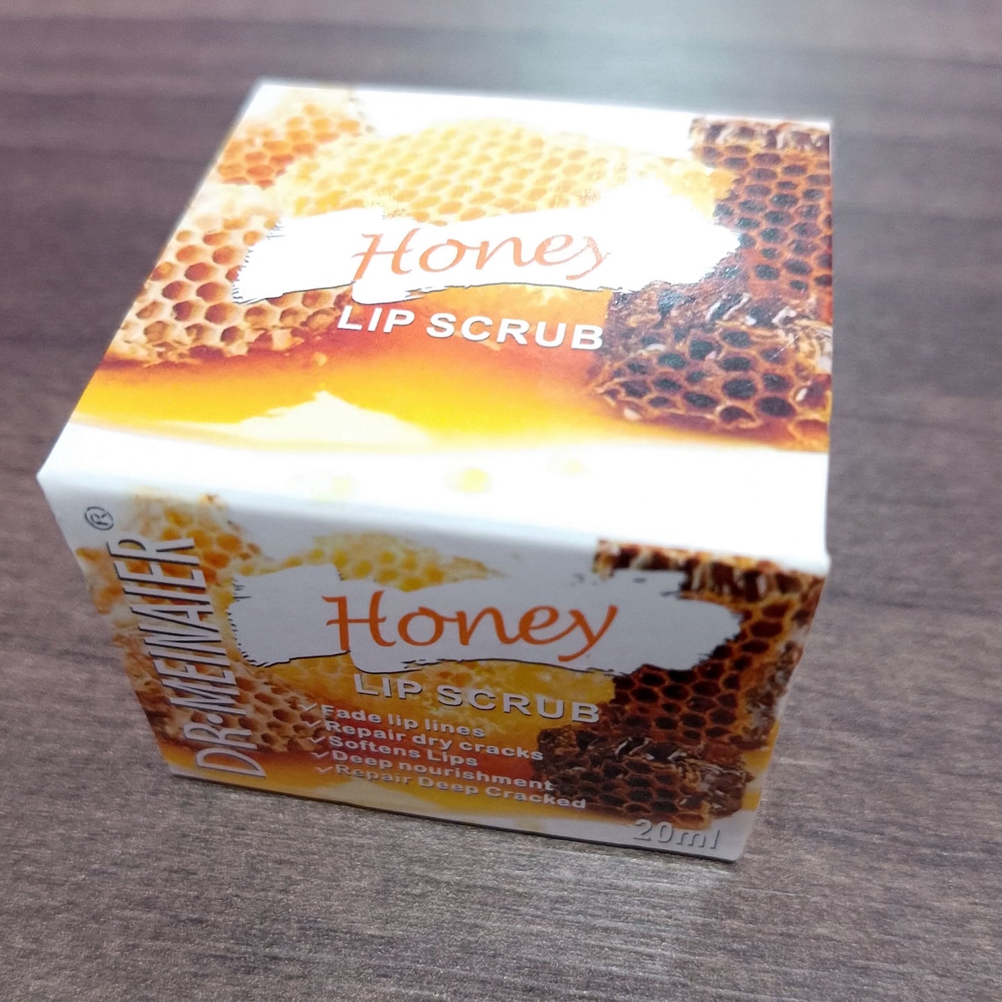 Dr. Meinaier Sugar Lip Scrub Ultra Hydrating Exfoliating Dry Chapped Lips Scrubber Lip Moisturizer - Grape Rose Blueberry Turmeric Coconut Coffee Cherry Lemon Honey Green Tea Flavors