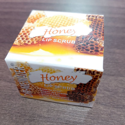 Dr. Meinaier Sugar Lip Scrub Ultra Hydrating Exfoliating Dry Chapped Lips Scrubber Lip Moisturizer - Grape Rose Blueberry Turmeric Coconut Coffee Cherry Lemon Honey Green Tea Flavors