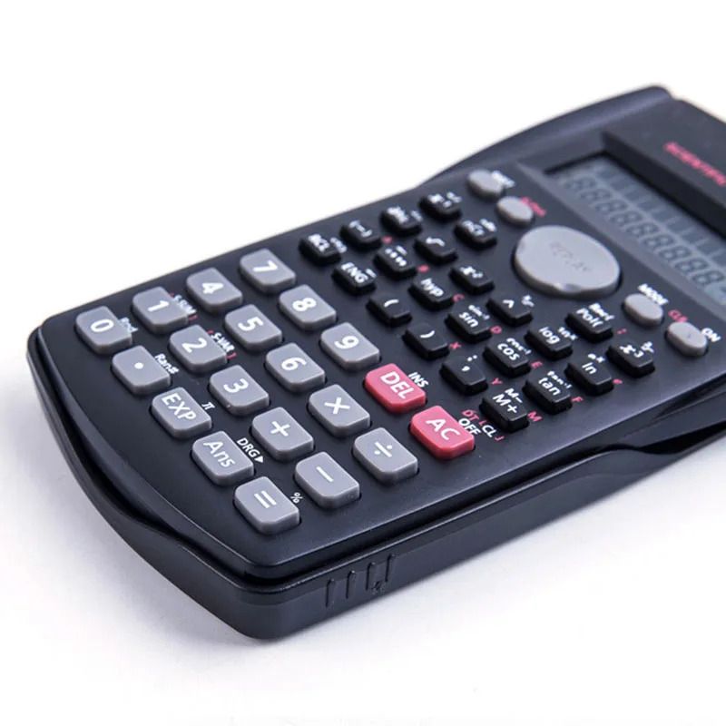 Portable Scientific Calculator Functions Calculator 12 Digits Display Scientific Calculator for Mathematics Teaching School Student 240 KK-82MS-B