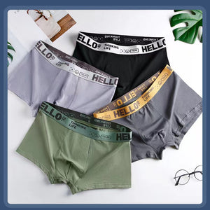 4Pcs Men's underwear Men's Clothes Underwear Men's Boxer Briefs Cotton underwear Graphene backing Bacteriostat Youth shorts Underwear