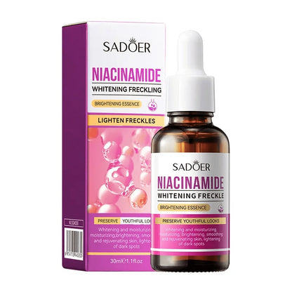 SADOER 2 in 1, Niacinamide Face Brightening Essence + Salicylic Acid Acne Treatment Essence, Oil Control and Black Heads Remover, Like Vitamin C, Smoothens, Inhibit Acne and Pimples, Brightens Face