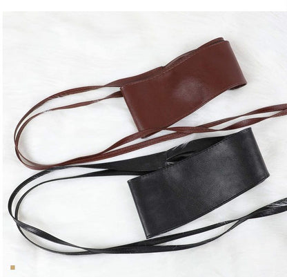 Ladies' waistband, wide waistband, external decoration