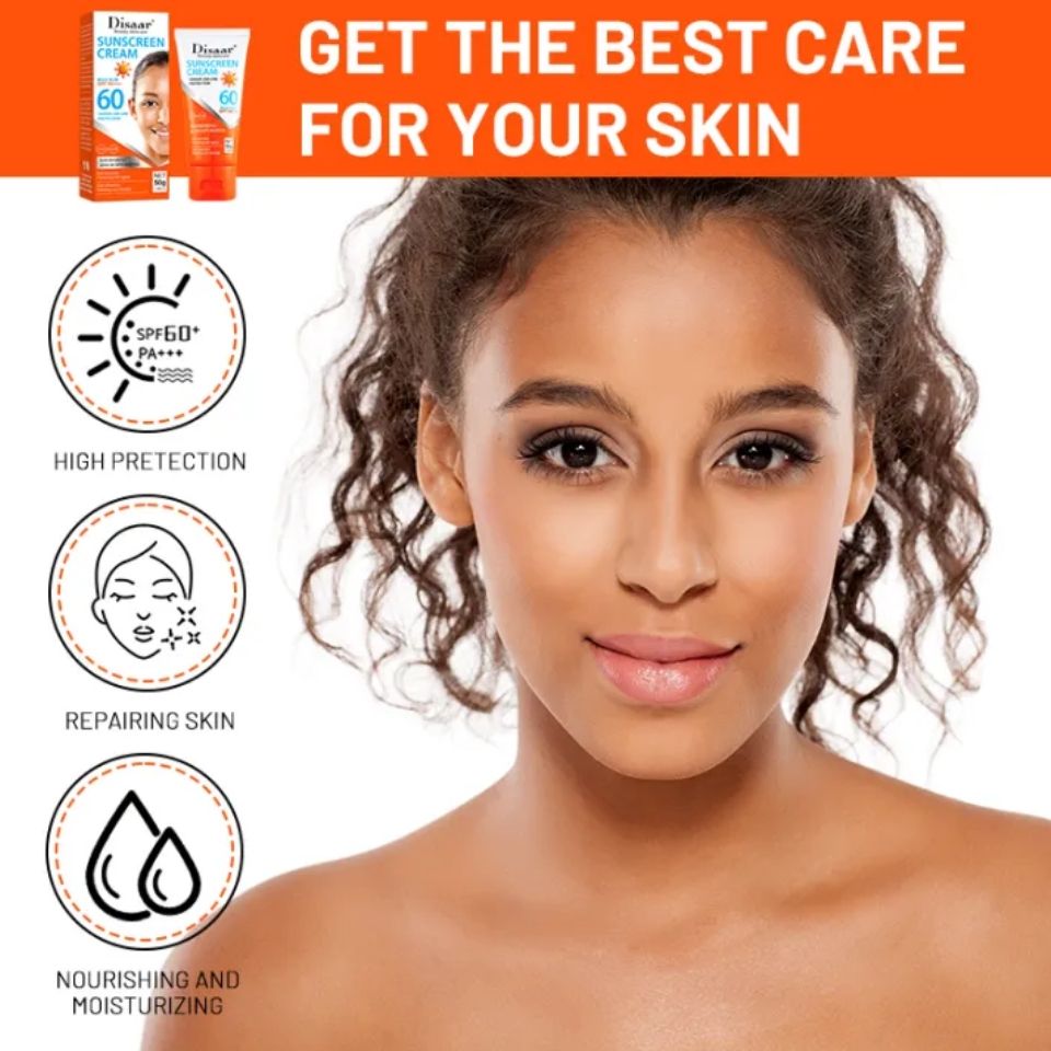 Disaar Suncream Cream Max Sun SPF 60 PA+++ UVA UVB Protection Nourishing & Moisturizing