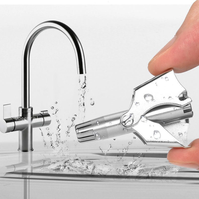 New Nose Hair Ear Trimmer For Men Stainless Steel Manual Washable Portable hair remover Nose Vibrissa Razor Shaver