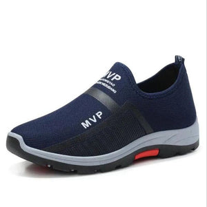 ASSKLO Men Shoes Loafers Anti Foot Odor Shoes Breathable Sneakers Driving Shoes Rubber Sole Light Mesh Walking Shoes Man Slip on Casual Shoe Shoe Flats Male Sports Shoes Canvas Shoes Cloth Shoes blue