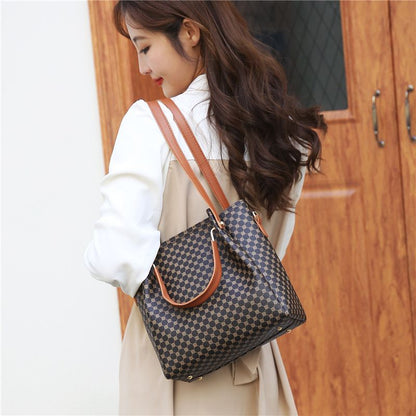 4pcs Women's handbag crossbody bag wallet card bag set