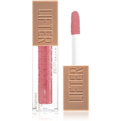 【Discounted】MAYBELLINE LIFTER GLOSS NU 005 PETAL LIPGLOSS- This lip gloss formula visibly smooths lip surface and enhances lip contour
