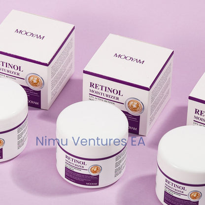 BIG Retinol Cream 2.5% Active Retinol Skin Moisturizer Cream with Vitamin B5, C, E, Hyaluronic Acid, Peptide complex, Avocado Extract Aloe Vera Shea Butter Anti-aging Skin Firming Wrinkles - MOOYAM
