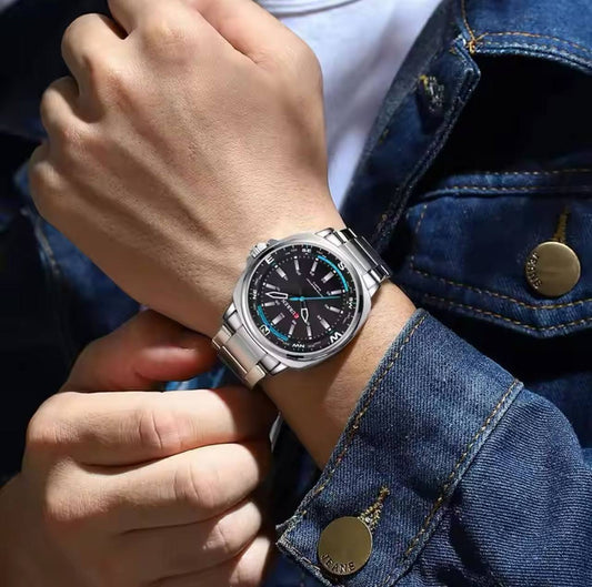 CURREN GENTS WATCH #8455 UNIQUE DESIGN WATER RESISTANT BATTERY POWERED CURREN BRANDED BOX ENQUIRIES