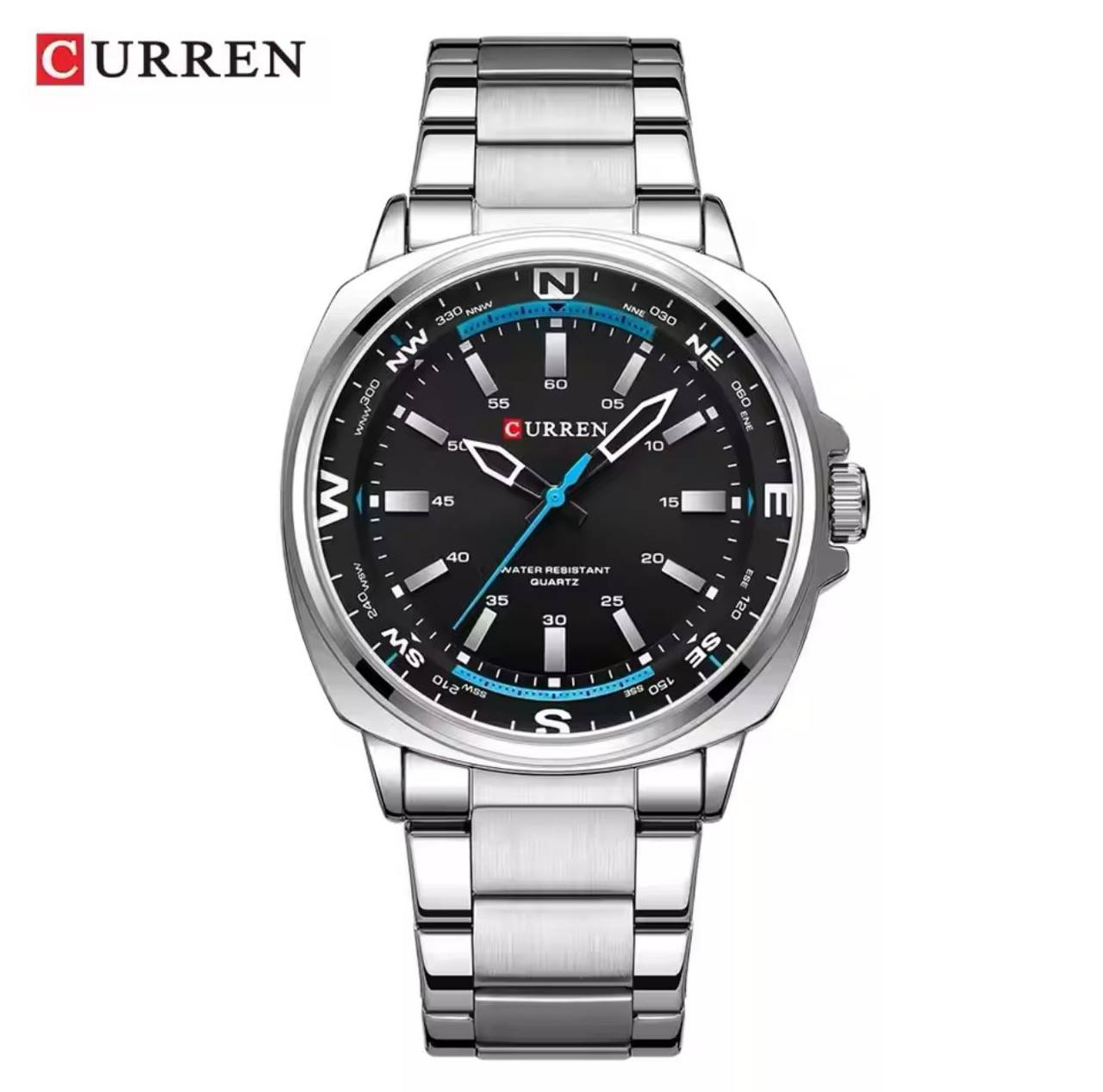 CURREN GENTS WATCH #8455 UNIQUE DESIGN WATER RESISTANT BATTERY POWERED CURREN BRANDED BOX ENQUIRIES