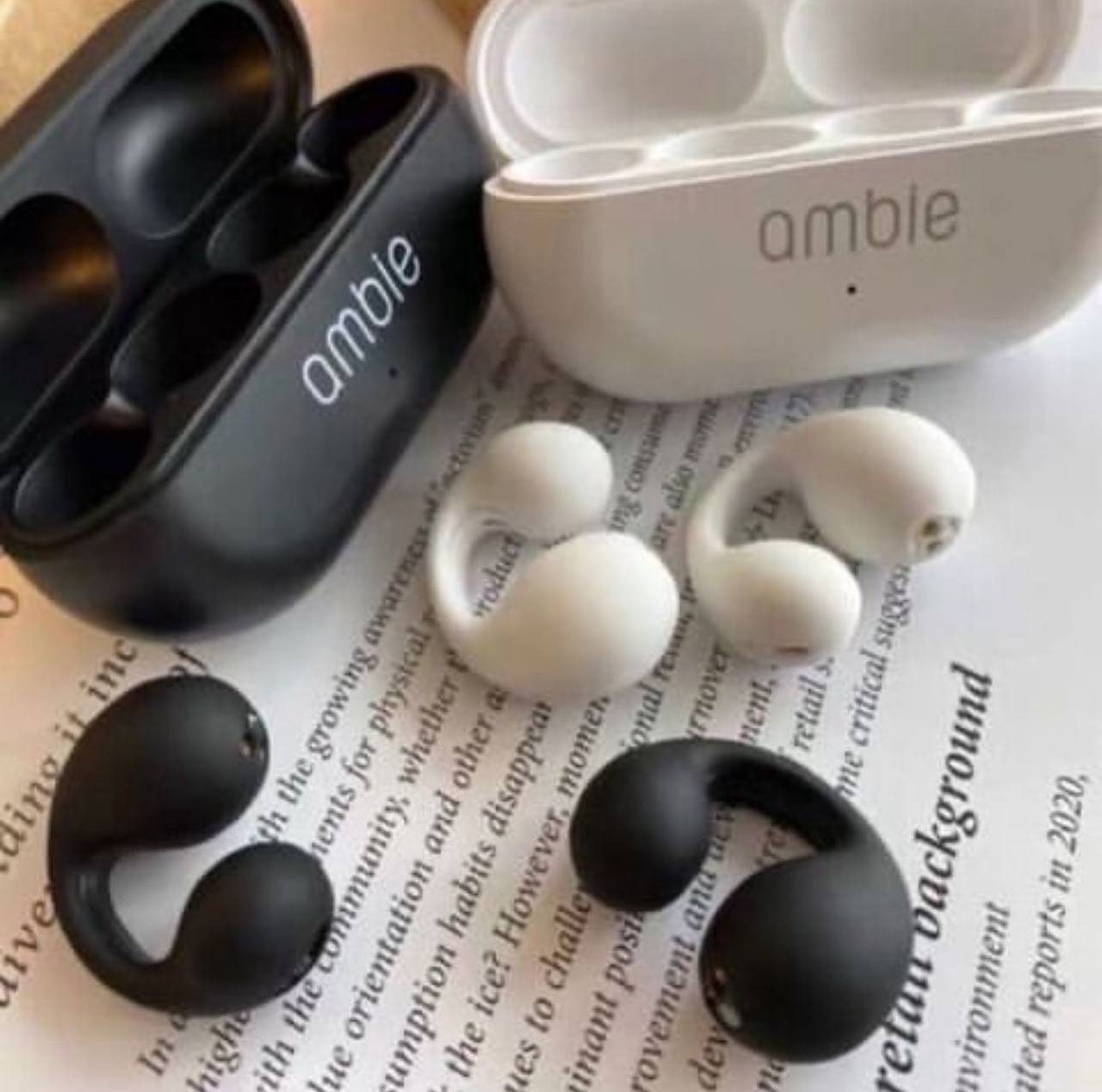 AMBIE SOUND EARCUFFS BONE CONDUCTION BLUETOOTH EARPHONES WATER PROOF AND ENQUIRIES