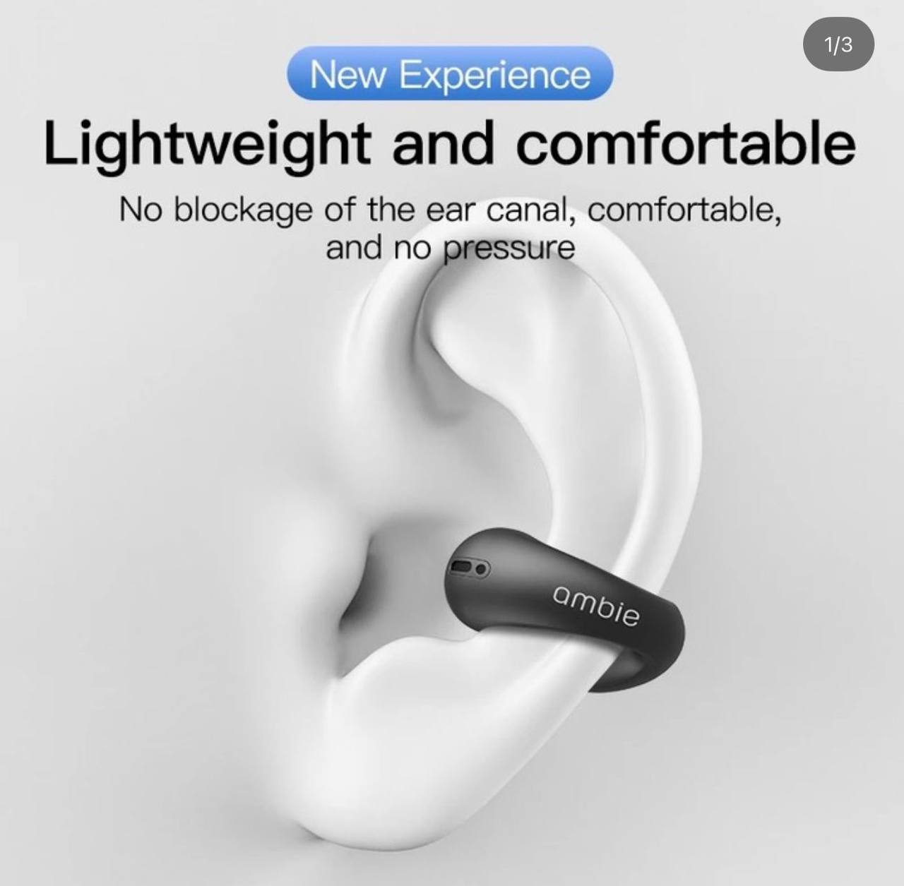 AMBIE SOUND EARCUFFS BONE CONDUCTION BLUETOOTH EARPHONES WATER PROOF AND ENQUIRIES